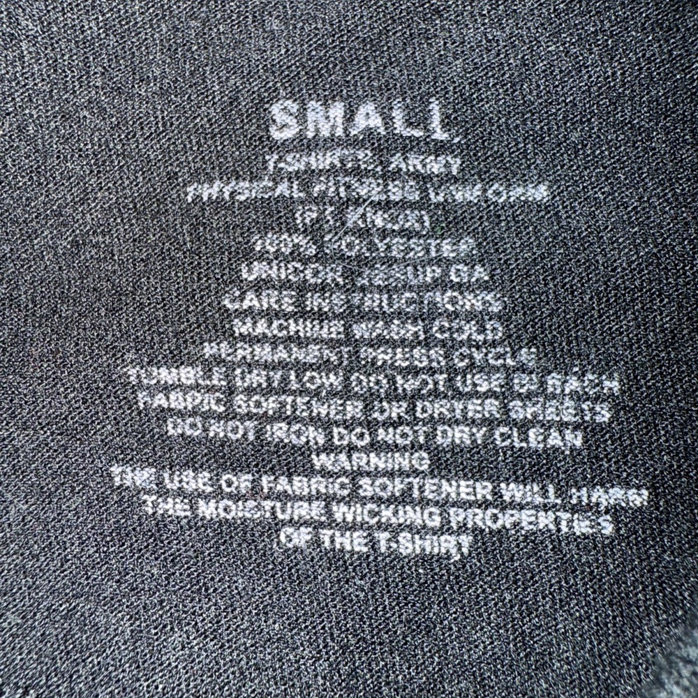 U.S. Army T-Shirt Small Black Leadership Excellence Physical Training PT Workout - Picture 5 of 8